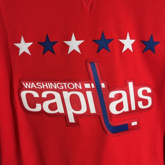 Washington Capitals Fanatics Womens Retro Breakaway Jersey Red Sz Small - Picture 3 of 9